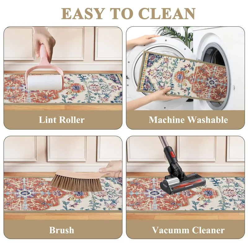 AR003288orangestairtreadsmachinewashableeasycleanvacuumfriendlystairrunnerHEBE RUGS