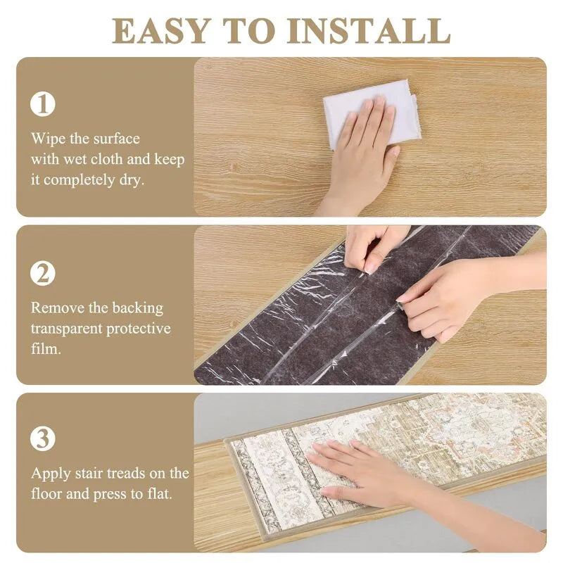 AR003291beigestairtreadseasyinstallationguidepeelandsticknonslipstairmatHEBE RUGS