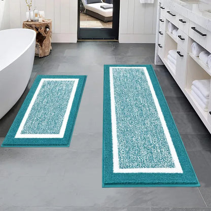AR003343_blue_bathroom_rugs_sets_2_piece_runner_rug_bordered_bath_mat_set_for_US_home_HEBE RUGS