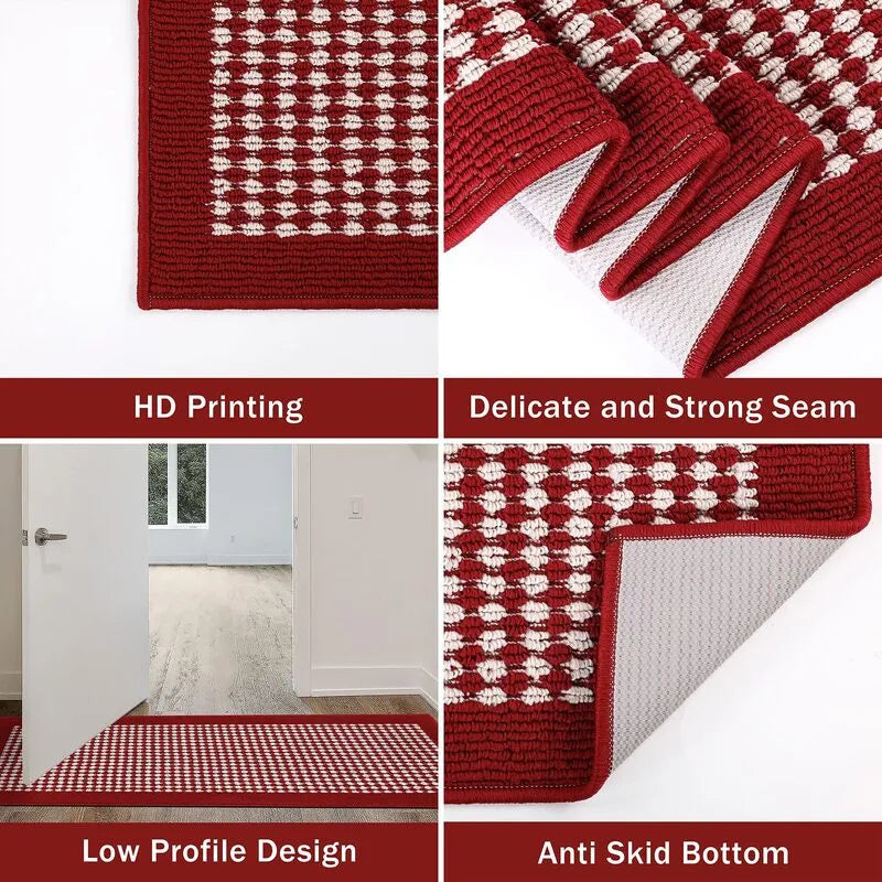 AR003521_red_low_profile_anti_slip_backing_durable_edge_kitchen_runner_mat_for_US_entryway_HEBE RUGS