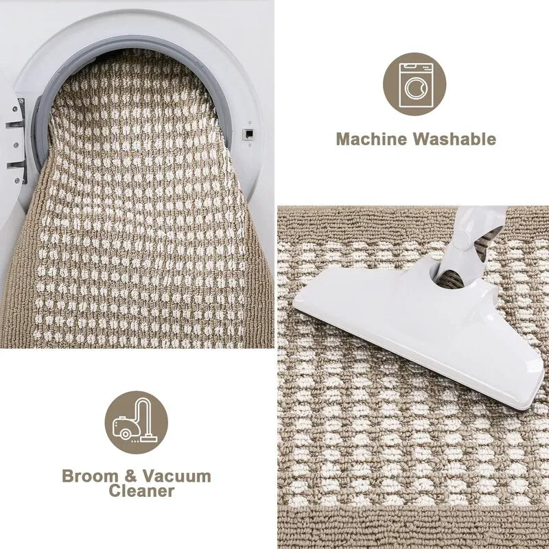AR003527beigemachinewashableeasycleanvacuumfriendlykitchenrunnerrugforUShomesHEBE RUGS