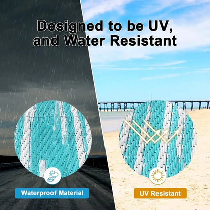 AR004121blue8x10outdoorrugUVresistantwaterproofplasticstrawbeachcarpetheberug