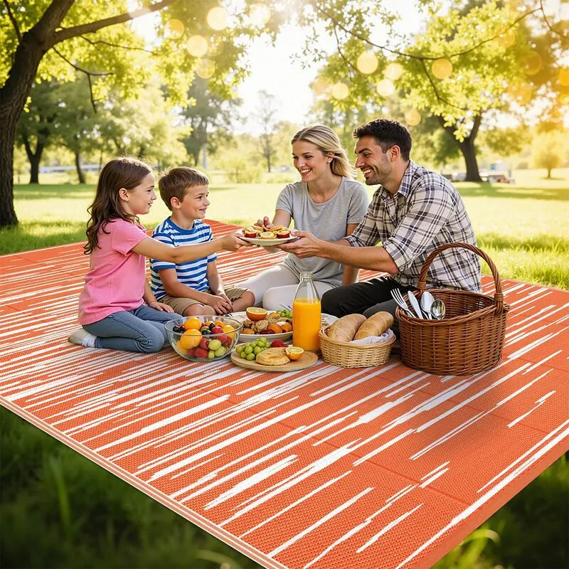 AR004124_orange_8x10_outdoor_picnic_rug_plastic_straw_mat_for_lawn_backyard_park_heberug