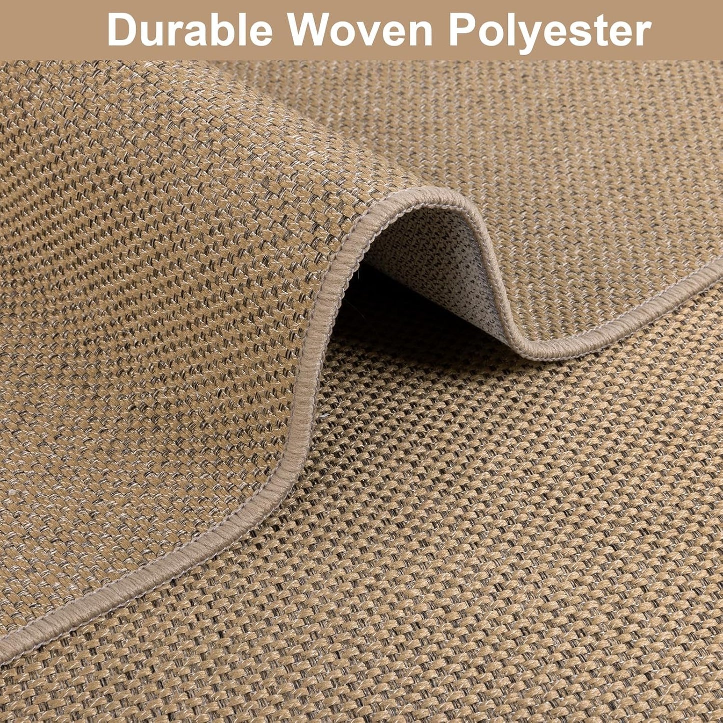 Extra Long Hallway Runner Rug with Rubber Backing Faux Jute Washable Runners