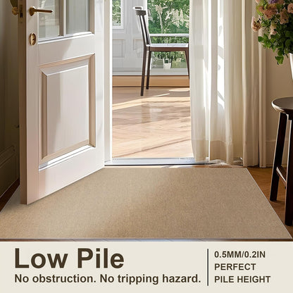 Extra Long Hallway Runner Rug with Rubber Backing Faux Jute Washable Runners