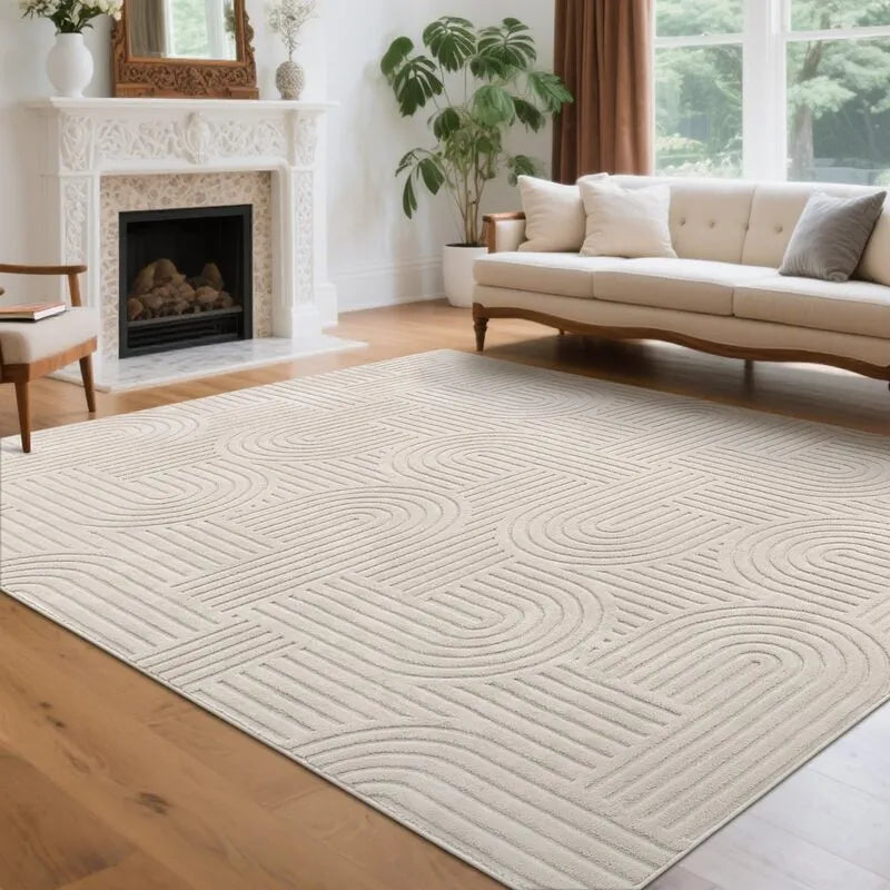 AR005334beige6x9arearuggeometricpatternforfireplacelivingroominUShomeheberug