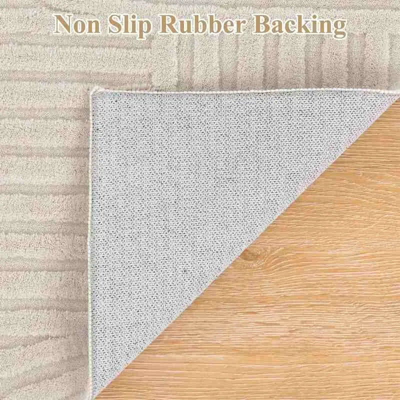 AR005415beige5x7arearugwithnonsliprubberbackingforhardwoodfloorinUShomeheberug