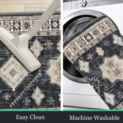 AR005448_black_machine_washable_easy_clean_vacuum_friendly_boho_kitchen_runner_rug_set_US_home_HEBE RUGS