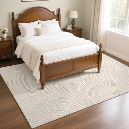AR006246beige5x7bedroomarearugunderbedneutralaestheticfloorcarpetforUShomeheberug