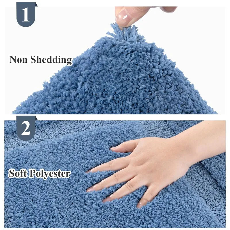 AR006548blue3piecebathroomrugsetnonsheddingsoftpolyesterplushfloormatsetHEBE RUGS