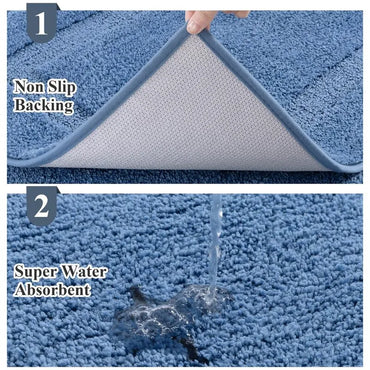 AR006548blue3piecebathroomrugsetnonslipbackingsuperwaterabsorbentshowerrugheberug