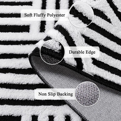 AR006581_white_black_soft_fluffy_polyester_area_rug_non_slip_rubber_backing_for_hardwood_floor_heberug