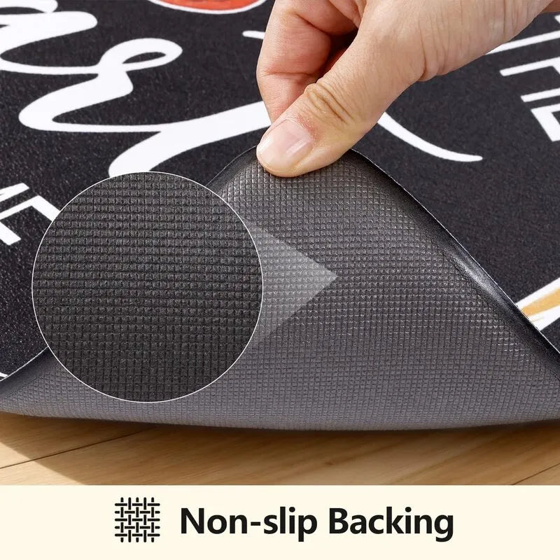 AR007062blacknonslipkitchenrugsandmats3piecesetheavydutyrubberbackingfloorrunnerheberug