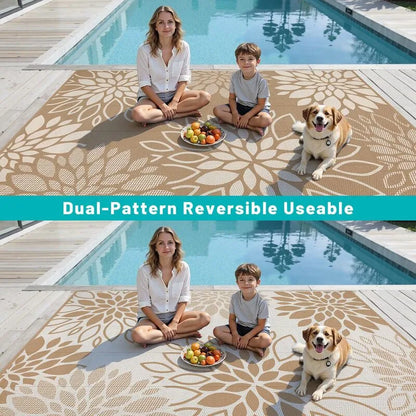 AR007289brown9x12reversiblepatiorugplasticstrawmatpoolsidefamilypicnicheberug