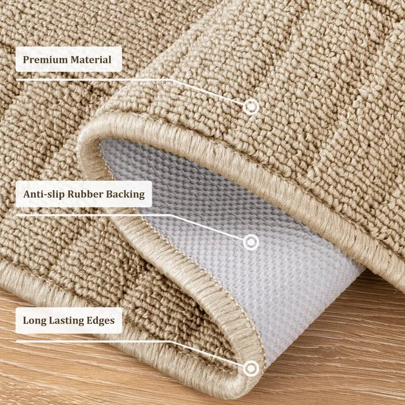 AR007726_beige_non_slip_rubber_backing_durable_woven_fabric_absorbent_kitchen_runner_rug_HEBE RUGS