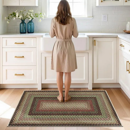AR008186redkitchenrug2x3ftrusticbraidedprintsmallmatforundersinkwashableUShomeHEBE RUGS