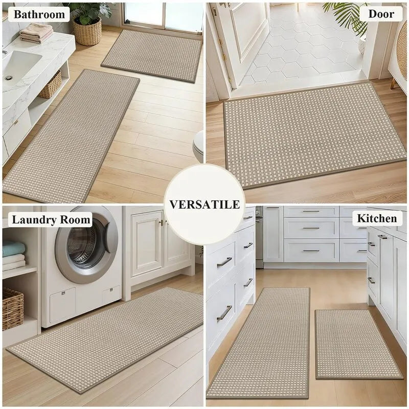 AR008229_brown_checkered_versatile_runner_rug_set_for_bathroom_laundry_entryway_US_house_HEBE RUGS