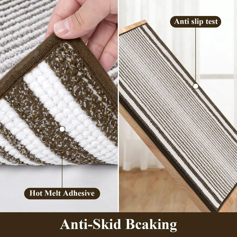 AR008297_brown_3_piece_bath_rug_set_anti_skid_back_non_slip_rubber_backing_striped_runner_mat_HEBE RUGS
