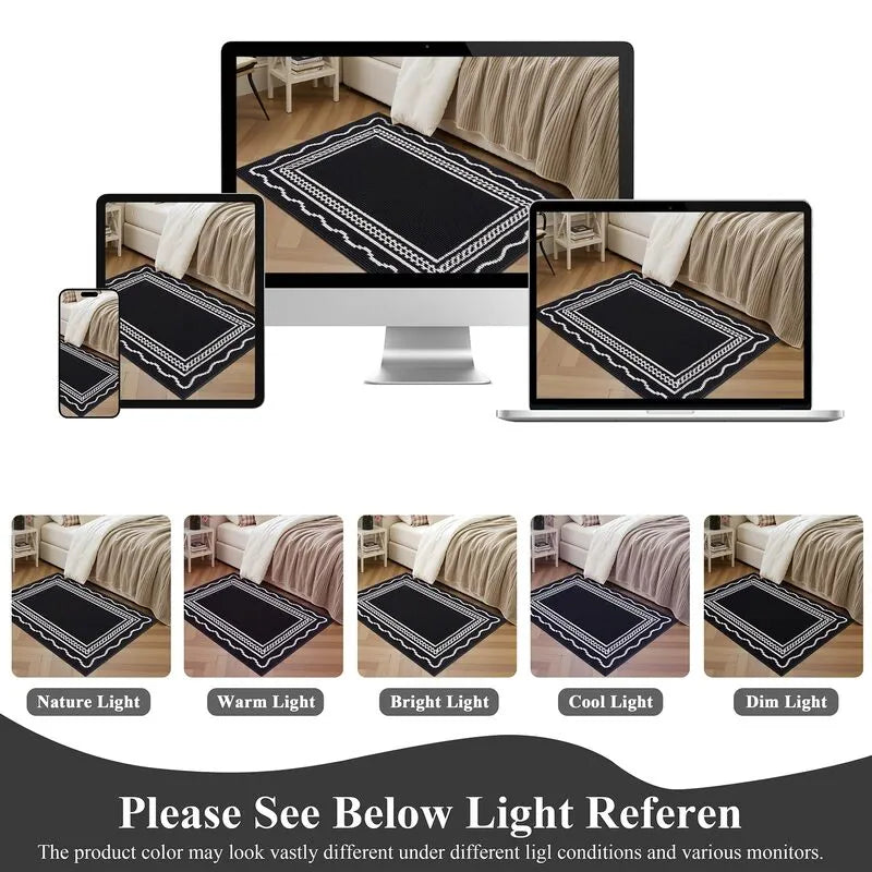 AR008367_black_2x3_small_area_rug_color_reference_multiple_lighting_indoor_decor_doormat_options_HEBE RUGS