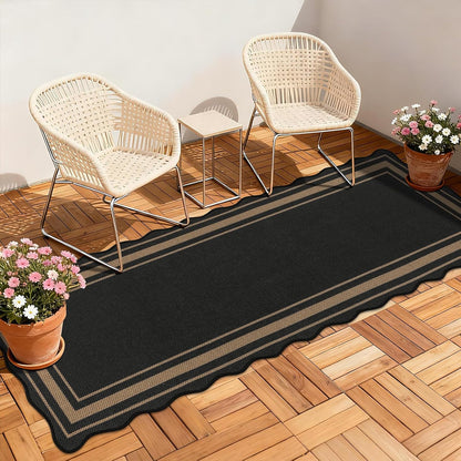Extra Long Hallway Runner Rug with Rubber Backing Faux Jute Washable Runners