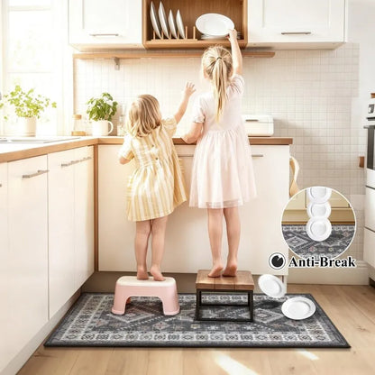 AR009019greynonslipsafetykitchenmatforkidsandfamilyfloorprotectionUShomeHEBE RUGS