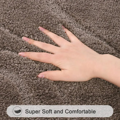 AR009111_brown_2_piece_rug_set_super_soft_microfiber_plush_bath_mat_runner_for_home_decor_HEBE RUGS
