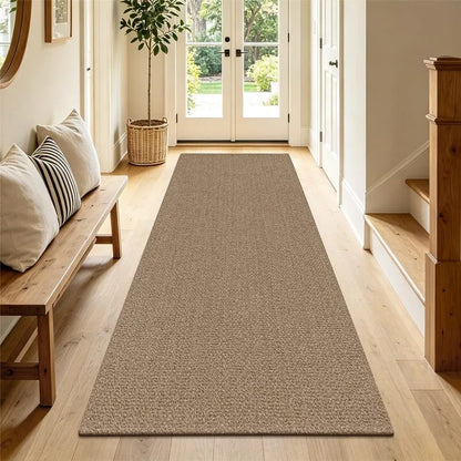 AR009135_brown_2x6_runner_rug_solid_neutral_woven_cotton_carpet_for_hallway_entryway_US_home_heberug