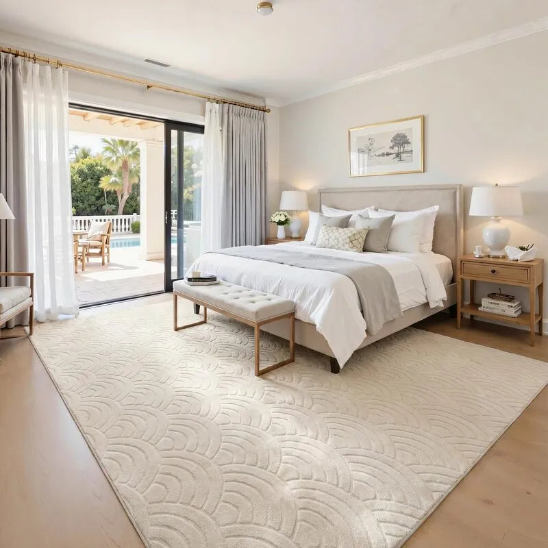 AR009177beige6x9bedroomarearugunderbedneutralaestheticfloorcarpetforUShomeheberug