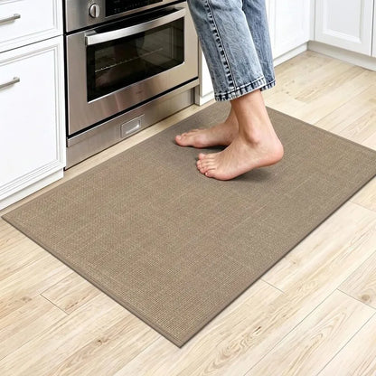 AR009215brown17x30smallkitchenfloorrugcozyindoorentrancematforUShomeHEBE RUGS
