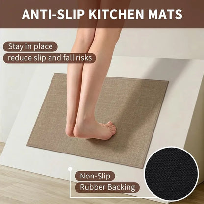 AR009215brownantislipkitchenmatrubberbackingstayinplacefloorprotectionUShomeHEBE RUGS