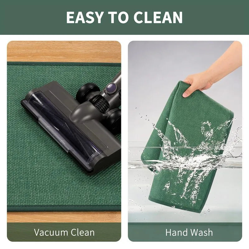 AR009226_green_stain_resistant_easy_clean_vacuum_hand_washable_kitchen_runner_rug_set_HEBE RUGS