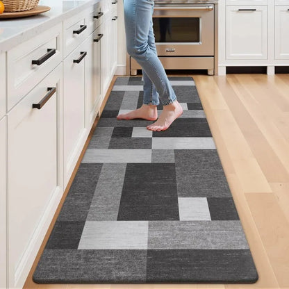 AR009255greykitchenrunnerrug2x6ftmoderngeometricantifatiguecushionedfloormatUShomeHEBE RUGS