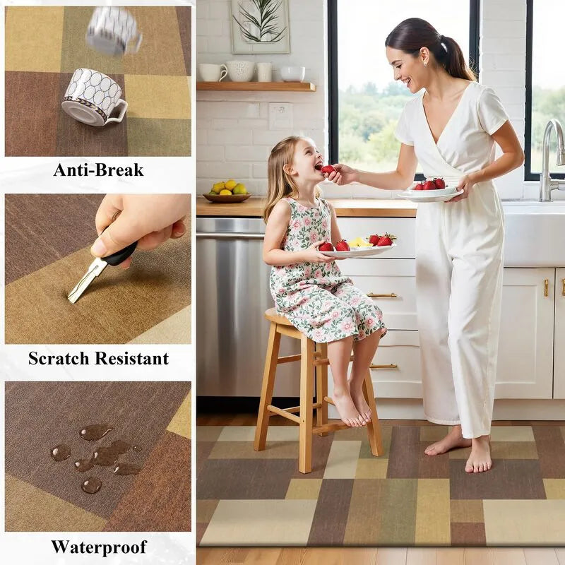 AR009258_brown_durable_waterproof_scratch_resistant_kitchen_runner_mat_safe_for_kids_in_US_homes_HEBE RUGS