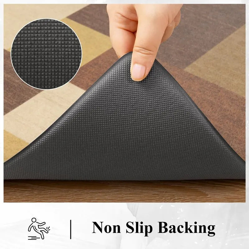 AR009258_brown_non_slip_rubber_backing_runner_rug_for_hardwood_tile_floor_safety_in_American_homes_HEBE RUGS