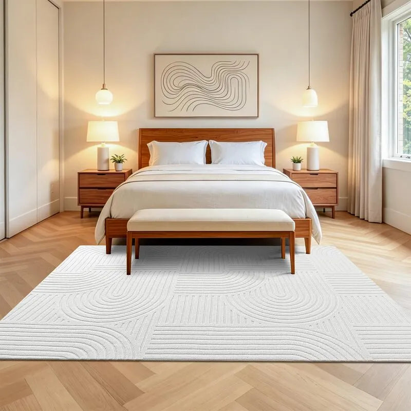 AR009388beige5x7bedroomarearugunderbedmodernneutralaestheticfloorcarpetforUShomeheberug