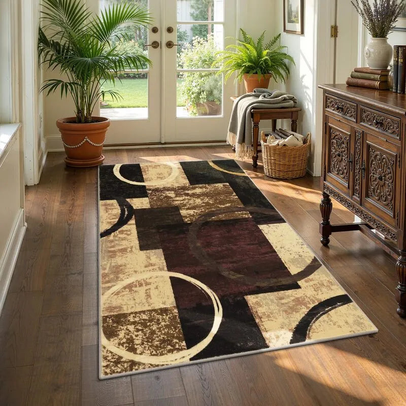 AR009695_brown_3x5_entryway_rug_geometric_washable_area_rug_non_slip_carpet_for_US_home_heberug