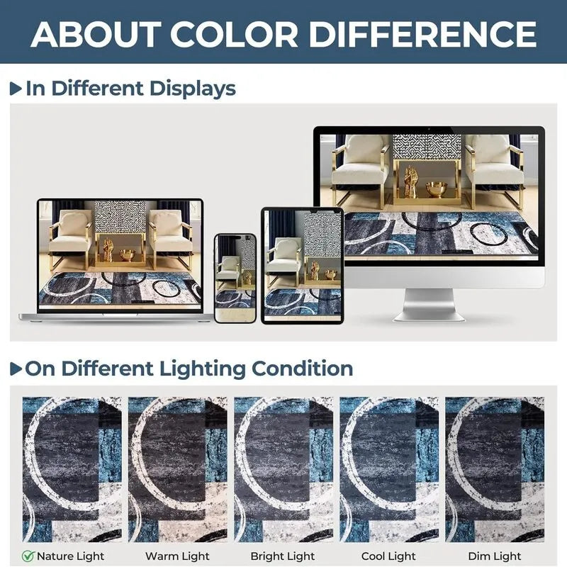 AR009701blue9x12geometricarearugcolordifferenceguideunderlightingdisplaysheberug