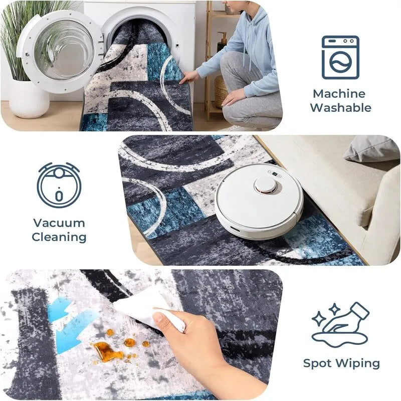 AR009701blue9x12washablearearugeasytocleanmachinewashablerobotvacuumcarpetheberug