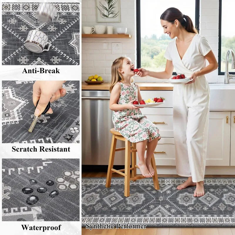 AR009891_grey_durable_waterproof_scratch_resistant_kitchen_runner_mat_safe_for_kids_in_US_homes_HEBE RUGS