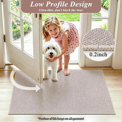 AR009932_grey_low_profile_doormat_2x3_thin_0.2_inch_indoor_front_door_rug_non_blocking_entry_mat_HEBE RUGS