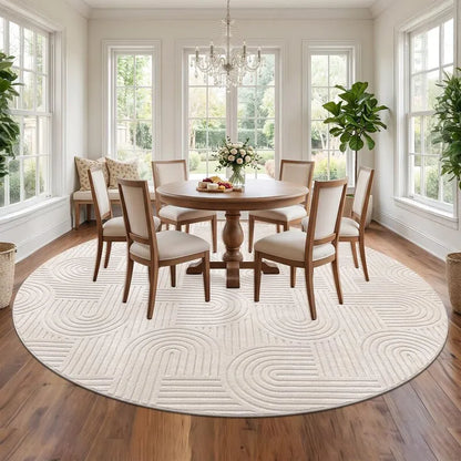 AR010117beige8ftrounddiningroomarearugunderroundtablemodernhomedecorUShouseheberug