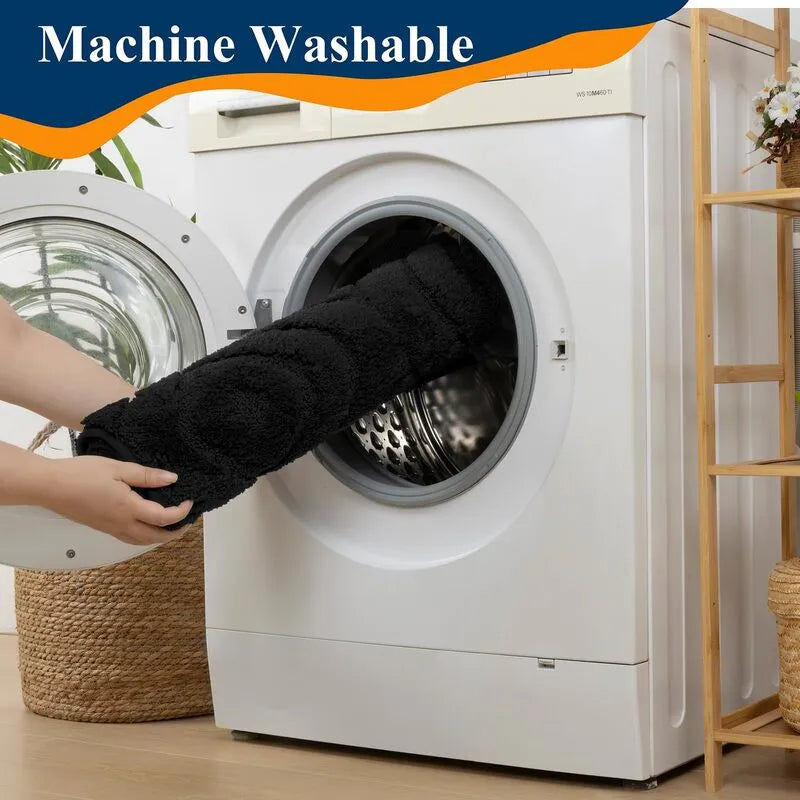 AR010177_black_bathroom_rug_set_machine_washable_easy_clean_plush_runner_floor_mat_set_HEBE RUGS
