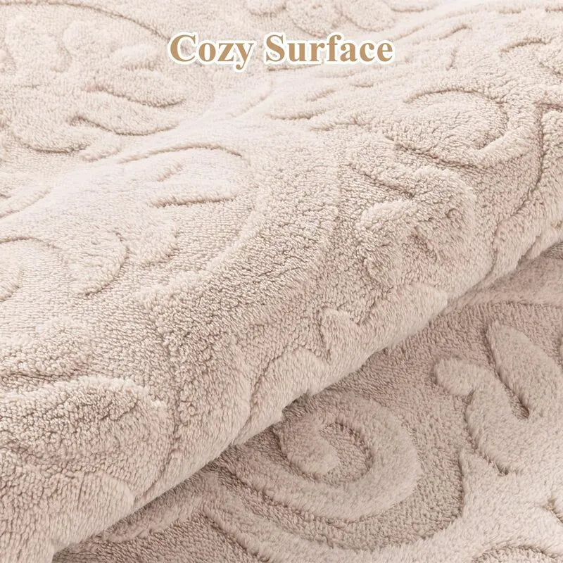 AR010755beigesoftcozysurfacevintagefloralcarvedtexturedarearugcloseupforUShomeheberug