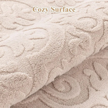 AR010755beigesoftcozysurfacevintagefloralcarvedtexturedarearugcloseupforUShomeheberug