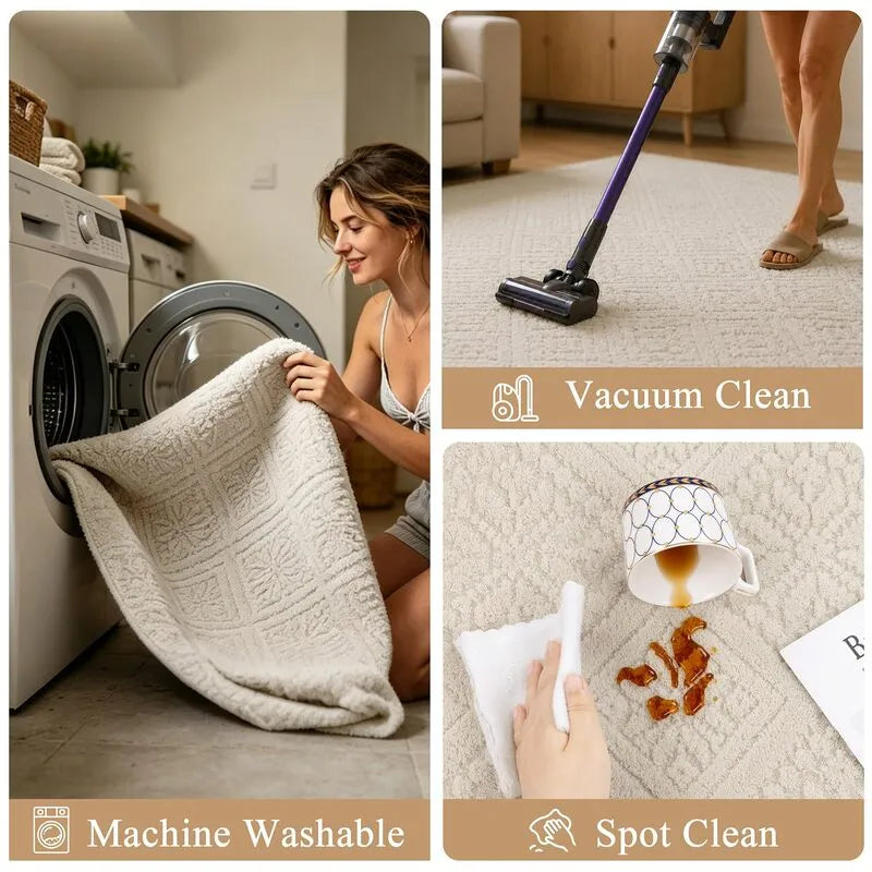 AR010759beigemachinewashablestainresistant6x9arearugeasycleanvacuumfriendlyheberug_95f346e6