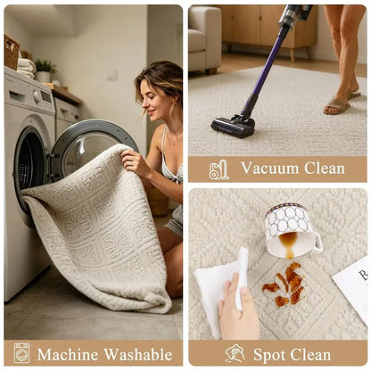 AR010759beigemachinewashablestainresistant6x9arearugeasycleanvacuumfriendlyheberug_95f346e6