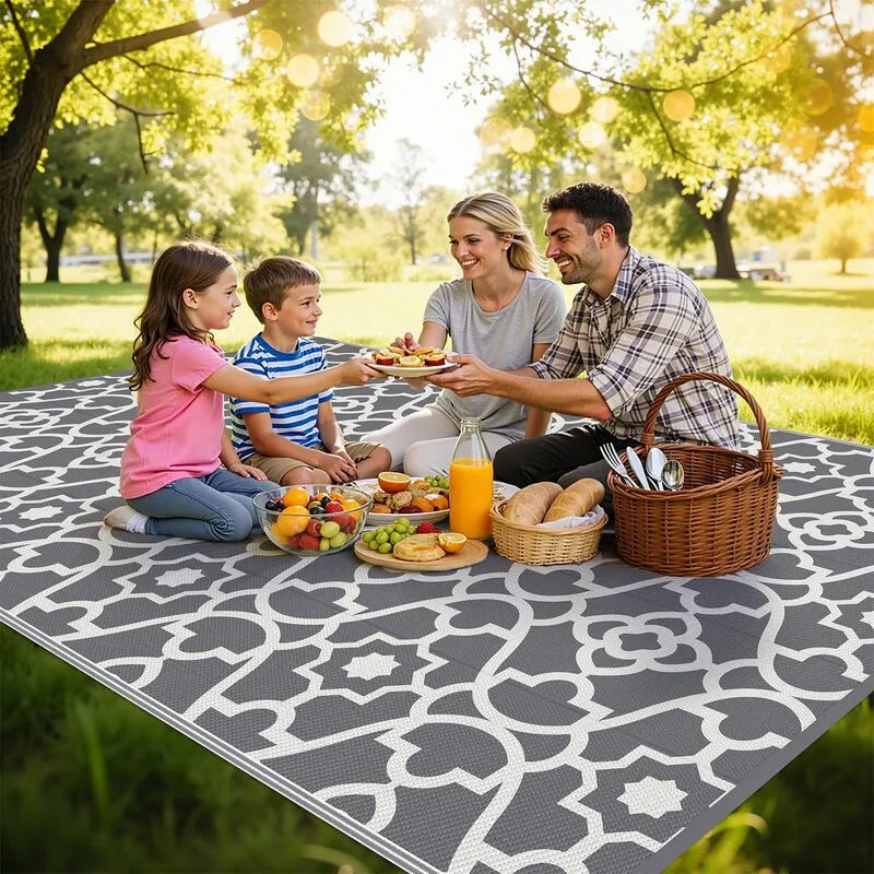 AYSDDDLHHS03_grey_large_outdoor_picnic_rug_9x12_ft_plastic_straw_waterproof_family_park_camping_blanket_heberug
