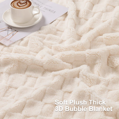 HEBE Cozy Soft Bed Sofa Throw Blankets