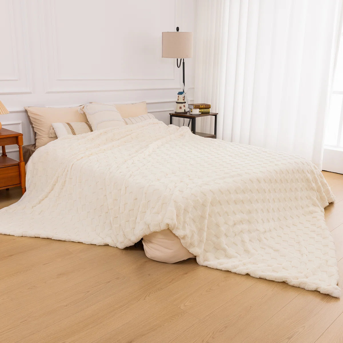 HEBE Cozy Soft Bed Sofa Throw Blankets