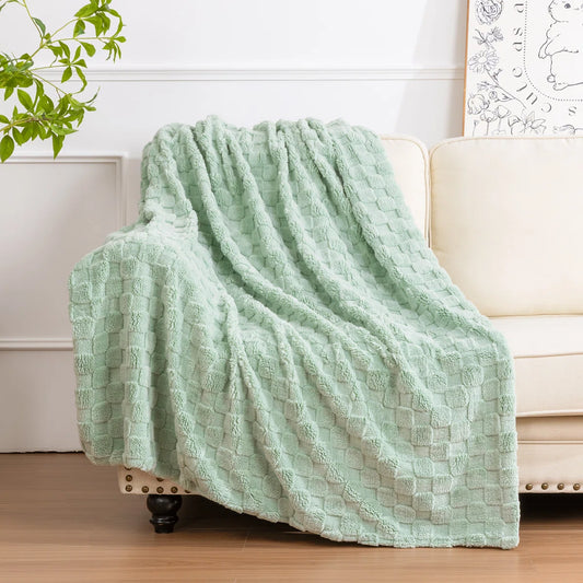 HEBE Cozy Soft Bed Sofa Throw Blankets